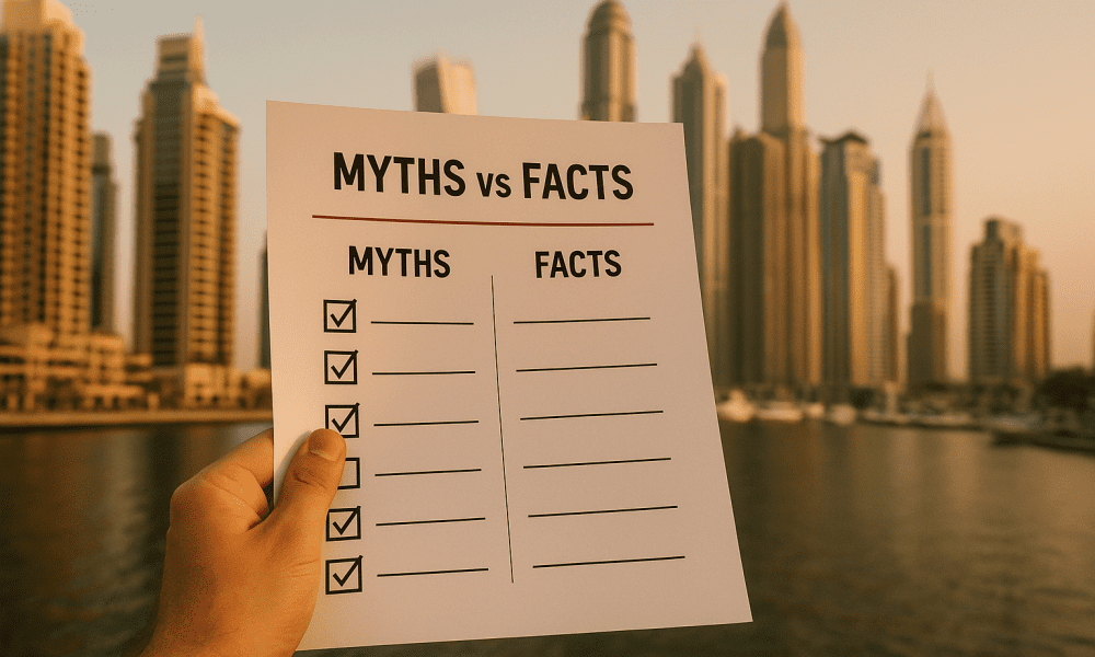 7 מיתוסים שישראלים מאמינים על השקעות בדובאי – ומה המציאות בשטח 7 מיתוסים שישראלים מאמינים על השקעות בדובאי - ומה המציאות בשטח