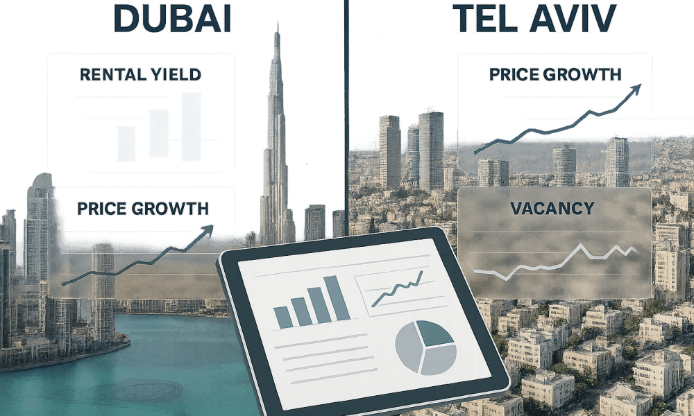 דוח תשואות 2026 – דובאי מול תל אביב: איפה המספרים באמת עובדים למשקיע הישראלי דוח תשואות 2026 - דובאי מול תל אביב: איפה המספרים באמת עובדים למשקיע הישראלי