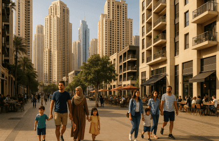 איפה מרגישים את זה בשטח: שכונות בדובאי שהתחזקו בעקבות גלי מעבר בזמן המלחמה